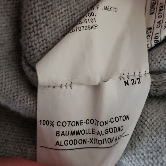 STILE BENETTON Grey GRN diamond Plaid Sweater MEDium United Colors preppy sport - Picture 8 of 11